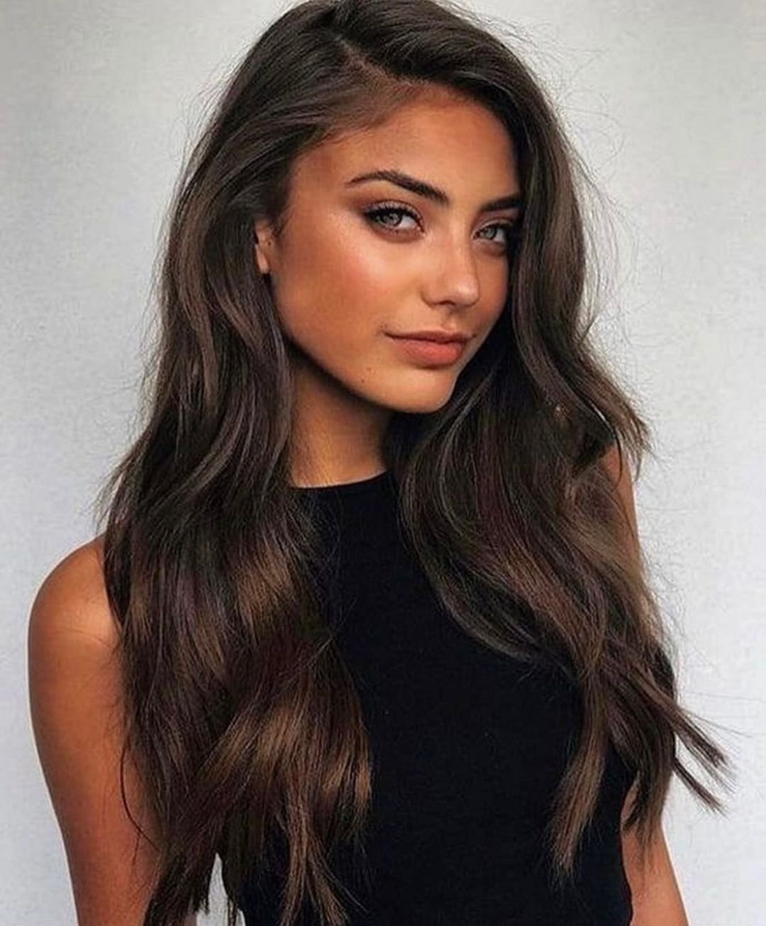 brunette hair extension